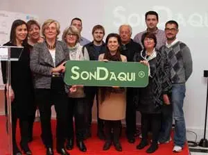 Productores y organizadores del acto 