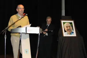 Homenaje Lozano.Juan Carlos Lozano intervención