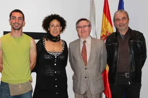 Sergio Martínez, Mercedes Castro y Miquel Insua (de izq a dcha.
