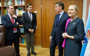 alberto nunez feijoo preside a reunion do comite asesor do plan estratexico 2015 2020