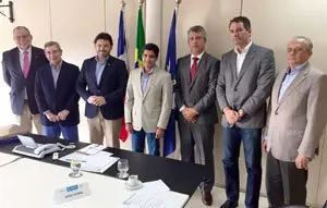 Reunión con el prefeito