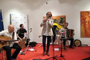 Un momento del concierto