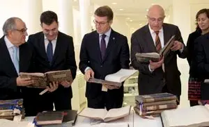 Alberto Núñez Feijóo, acompañado polo conselleiro de Cultura, Educación e Ordenación Universitaria, Román Rodríguez, presidirá o acto de entrega do fondo documental histórico do Banco Gallego ao Arquivo de Galicia por parte da Fundación Banco Sabadell. No Arquivo de Galicia (monte Gaiás, s/n).
foto xoán crespo
06/03/17