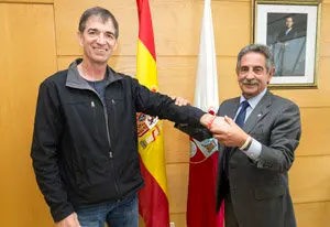 Presidente de Cantabria, Miguel Ángel Revilla, embajador Año Jubilar Lebaniego 2017. John Stockton. 07 ABRIL 2017 © Miguel De la Parra