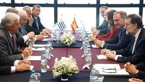 26/04/2017
Montevideo, Uruguay
El Presidente del Gobierno Mariano Rajoy durante su viaje a la República Oriental de Uruguay.
Fotografías: Diego Crespo / Presidencia del Gobierno