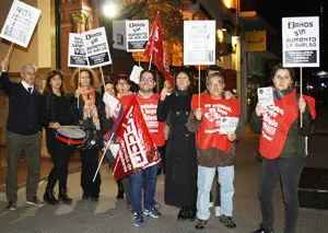 Protesta trabajadores servicio exterior español en Argentina 2