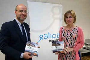 Nava Castro, asinará un convenio co  representante da Ruta Quetzal Íñigo de la Quadra-Salcedo.