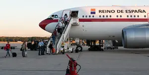 Avión regreso San Martín