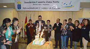 Torta Aniversario Asociación Canaria ZNorte