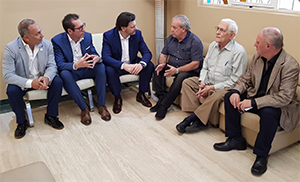 Miranda en Venezuela con representantes de las distintas entidades gallegas 1