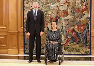 20.Michetti junto a su Majestad el Rey de España Felipe VI Marzo 2019