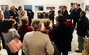 6. En la Sala B el pte. del CR Fco. Alcalde, explica cómo está montada una batea 