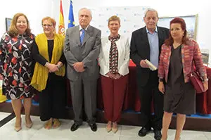 Ángeles Sallé, María Xosé Porteiro, José Ramón Ónega, Consuelo Rumí, Alfonso S. Palomares y Pilar Pin
