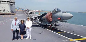 Belgica-Embajadora en portaaviones