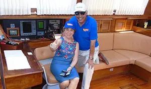 Cónsul Honoraria Puerto Julián en el acto de Magallanes 2