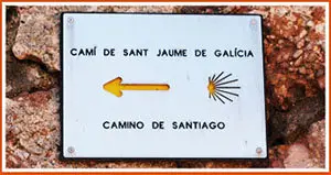 Señalización Camino de  Santiago