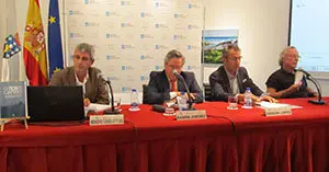 Moncho Conde-Corbal, Ramón Jiménez, Xaquín López y José García Calvo