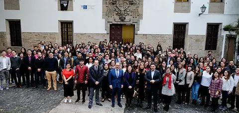  O secretario xeral da Emigración, Antonio Rodríguez Miranda, participa na xornada informativa para os beneficiarios das Bolsas de Excelencia Xuventude Exterior (BEME).