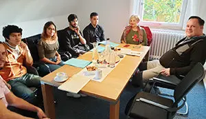 entrevistas con  el responsable del programa de voluntariado