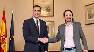 Pedro Sánchez y Pablo Iglesias