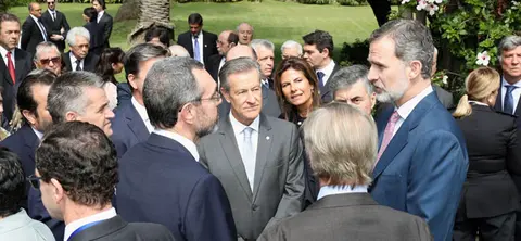 Recepción en los jardines