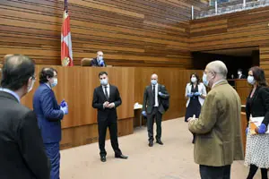 Mañueco en el Parlamento