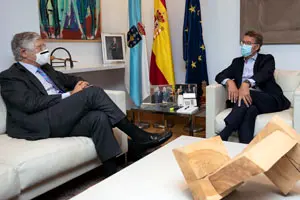 anf e francisco conde  reunese co embaixador de portugal en españa, joao mira gomes