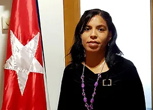 P. Yahima Cónsul General de Cuba en Galicia