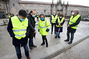  A conselleira de Infraestruturas e Mobilidade, Ethel Vázquez, supervisará as obras de mellora e integración paisaxística do Camiño de Santiago Portugués no barrio de Conxo.