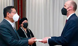 Embajador en Bolivia-Cartas credenciales