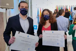 Juliana Leiro y Felipe Paredes