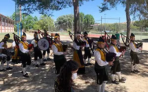 CA MADRID-banda de gaitas bollu