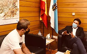 Miranda con el Centro Español Apóstol Santiago de Liechtenstein