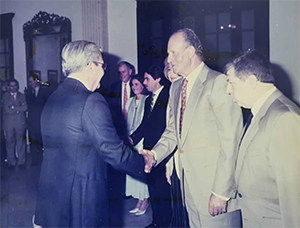 Reyes Emeritos de España Emabajada de España 1999