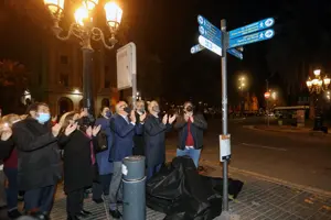 Inauguración señalización Camino de Santiago en Barcelona 8