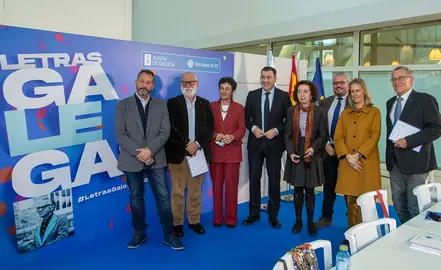 presentación da programación das Letras Galegas 2022 dedicadas a Florencio Delgado Gurriarán. 