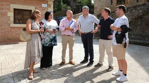 12:00 horas. La Casetuca. Barrio La Iglesia. Ruiloba. La consejera de Presidencia, Interior, Justicia y Acción Exterior, Paula Fernández Viaña, participa en la presentación de los Torneos Internacionales de bolos de México 2022 y Chile 2023. 23 de agosto de 2022 © Raúl Lucio