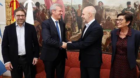 El presidente de la Xunta de Galicia, Alfonso Rueda se reunje con el Jefe de Gobierno de la Cuidad de Buenos Aires, Horacio Rodriguez Larreta