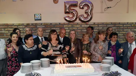 Aniversario Bergantiños. brindis todos
