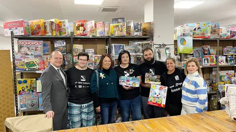 Casa de Galicia Las Palmas. Campaña Reyes. Visita alcalde