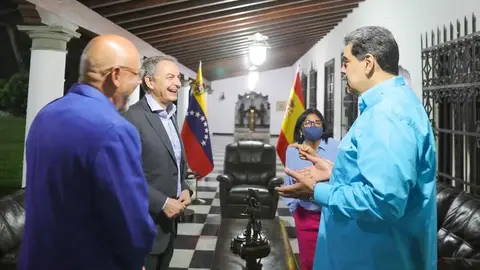 JOSÉ LUIS RODRÍGUEZ ZAPATERO ES RECIBIDO POR NICOLÁS MADURO MOROS ENE 2023. 1jpg