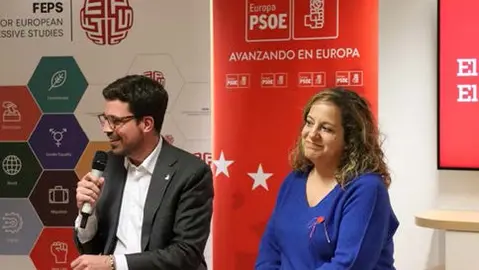 Iratxe Garcia en Bruselas