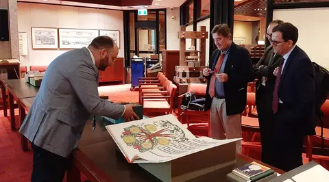 En la exposición  Bibliográficas en español 2