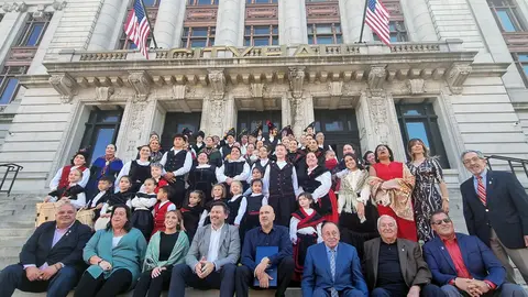 Acto exaltacion bandeira newark