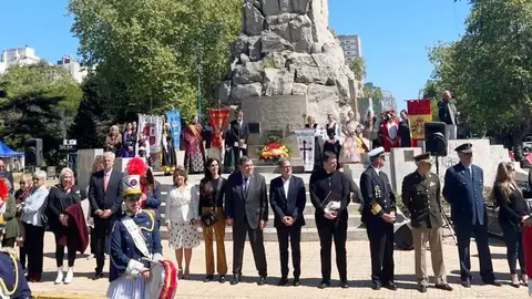 López Dobarro. Día Hispanidad en Mar del Plata
