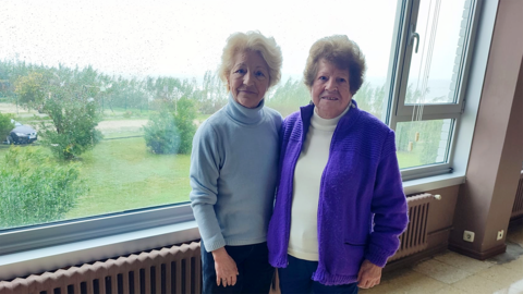 María Mercedes Fernández y su hija. Uruguay 1