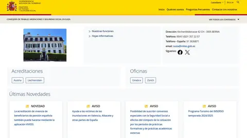 Suiza-Nueva web Consejeria