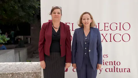 Presidenta del CSIC en Colegio Mexico 2