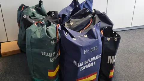 Sacas con votos en Francfort