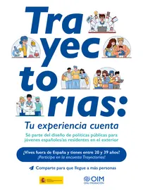 Cartel de Encuesta Trayectorias